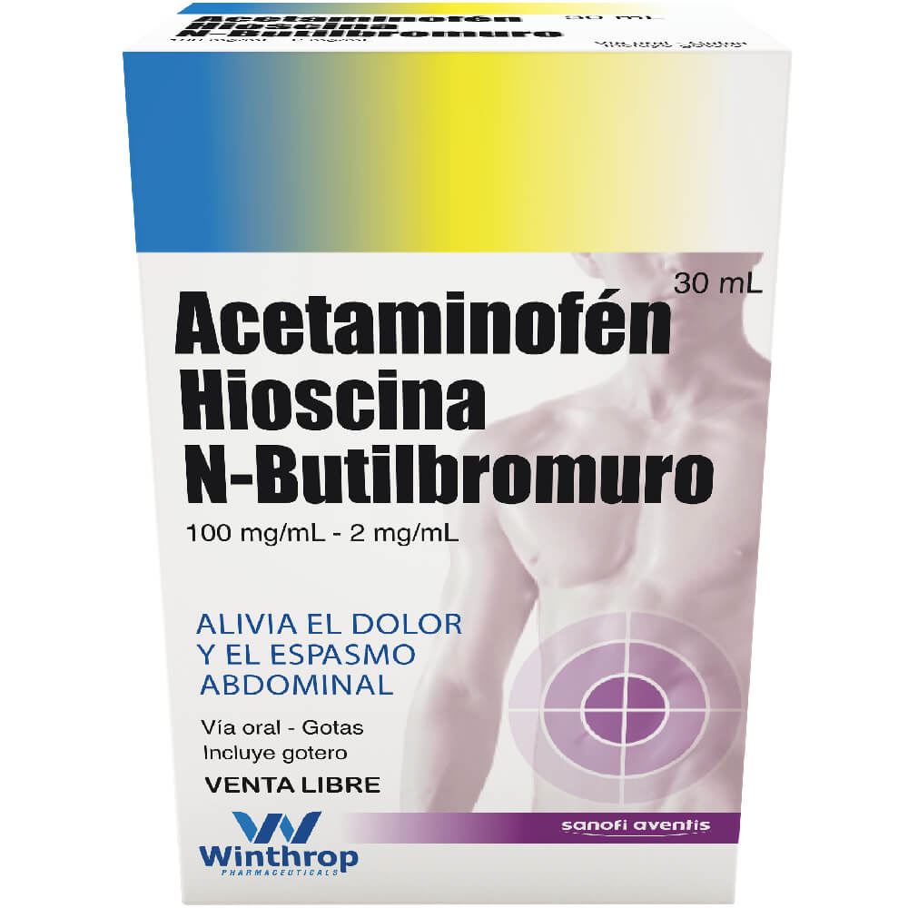 BUTILBROMURO + ACETAMINOFÉN